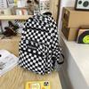 Solid color fashion new college style schoolbag women's large-capacity backpack female college student casual simple canvas
