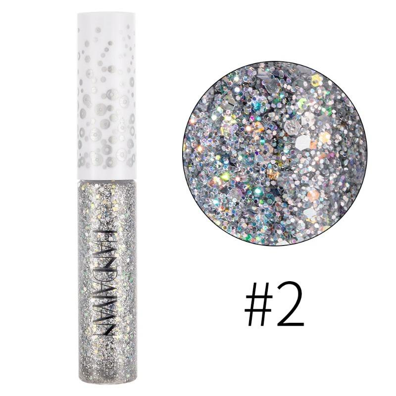 

12 Color Liquid Glitter Eyeliner Pearl Shimmer Fashion Sequin Gel Waterproof Lasting Quick Dry Blue Silver Eyeliner Party Makeup