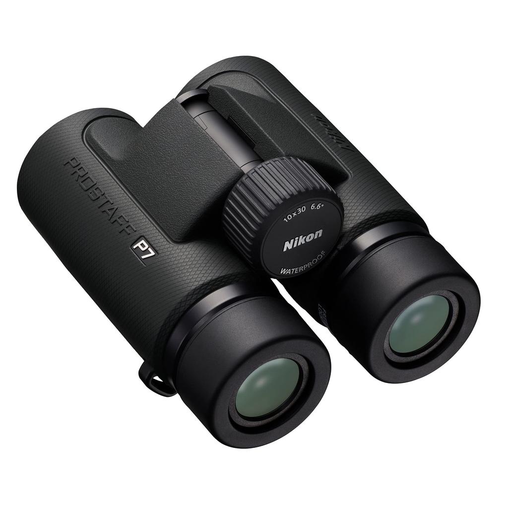Nikon Prostaff P7 10X30 Binocular Set with Harness and Lens Pen Cleaning System 3-Piece