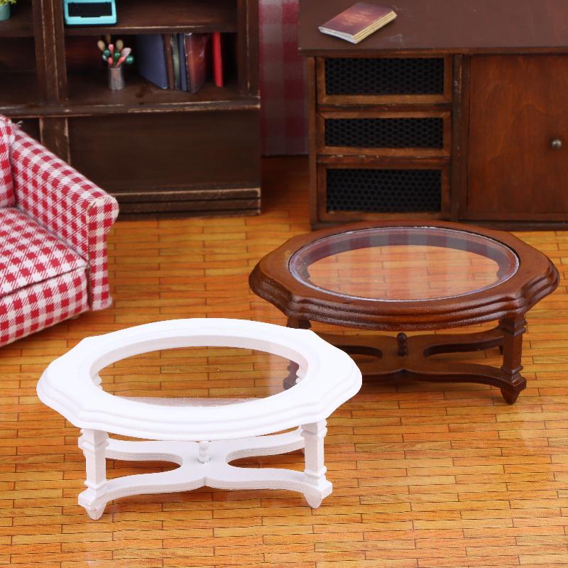 1/12 Dollhouse Simulation Coffee Table Model Dollhouse Living Room Furniture Decoration Micro Scene Construction Props