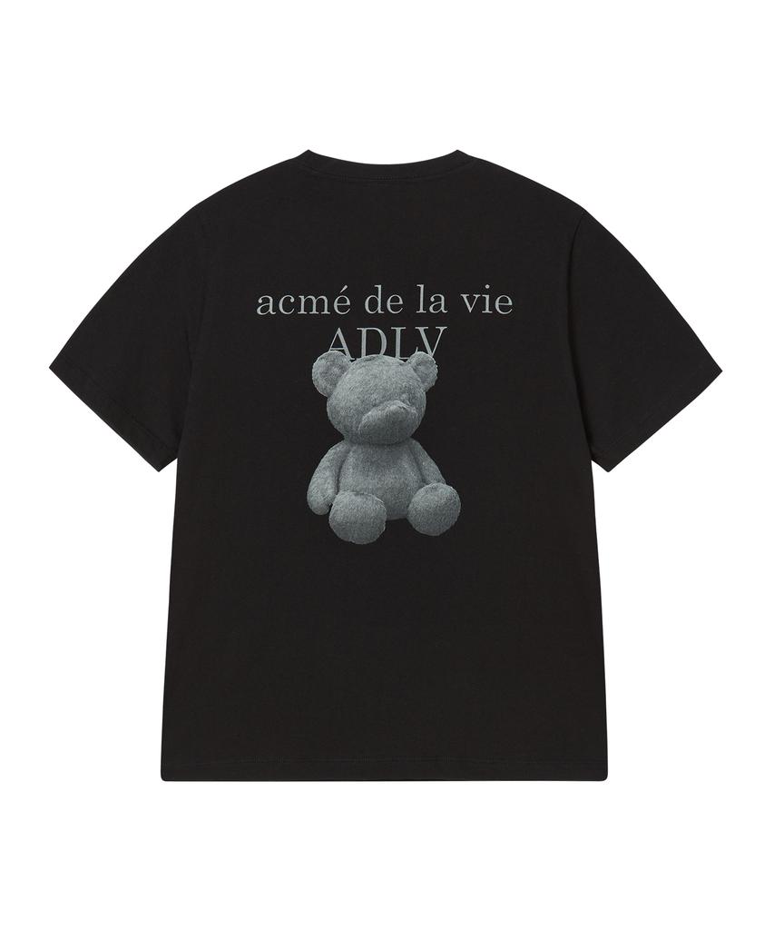 ACME DE LA VIE Woman Fuzzy Bear Short Sleeve T-Shirt (2 Color)