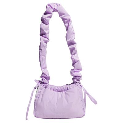 Ruffle Three Stripes Print Polyester Shoulder Bag Women Bags Pink KF2520