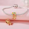 Beads Copper Charms Original Golden Heart Dream Catcher Pendant Beads Fit Bracelet Jewelry Diy Women Fine Gift