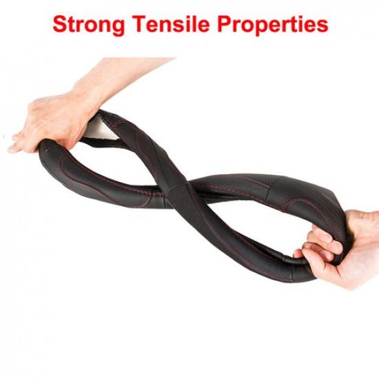 Cow Leather Car Steering Wheel Cover For Hyundai Tucson IX35 2004- I10 I20