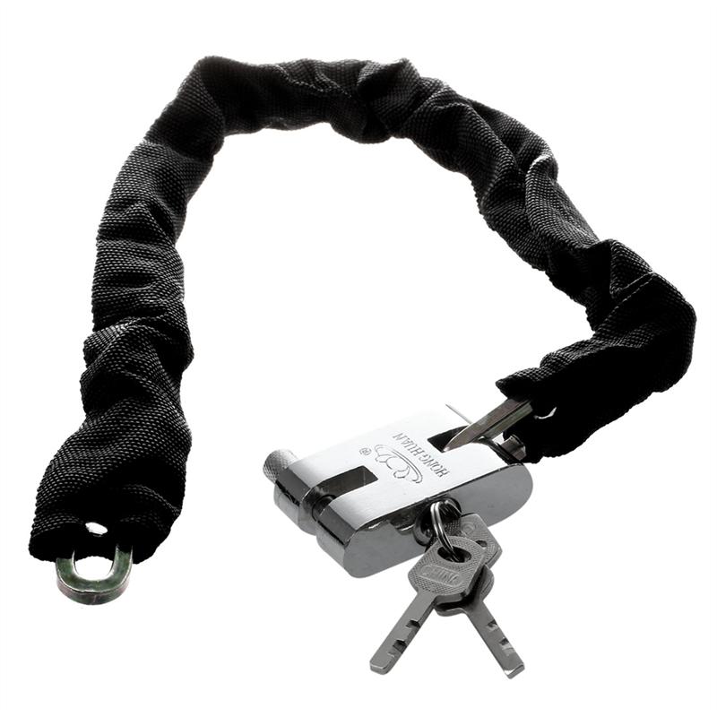Bike Lock 8M Metal Anti-Theft MTB Road Bike Heavy Duty Safety Lock Motorcycle Padlock Bicycle Chain Lock With Key Easy To Use