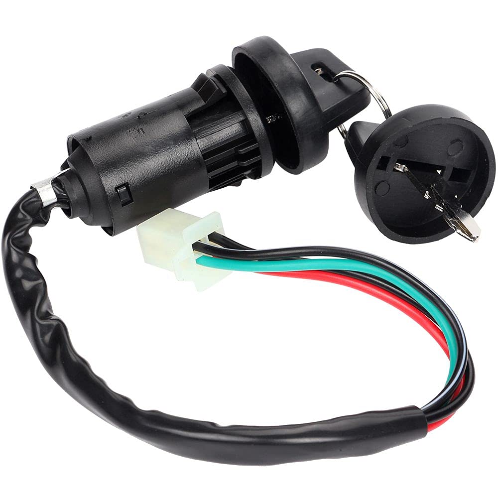 Ignition Key Switch with Cap for 50cc 70cc 90cc 110cc 125cc 150cc 200cc 250cc TaoTao SUNL ATV Dirt Bike Electric Scooter