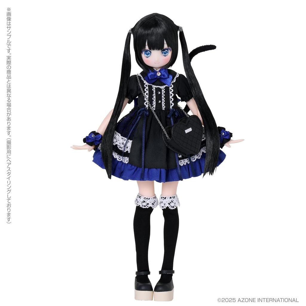 Azone International Karafuru Mebae Gift from Cat Painted Movable Doll Dreamin' / ~A M.K.~ (Black ver.)