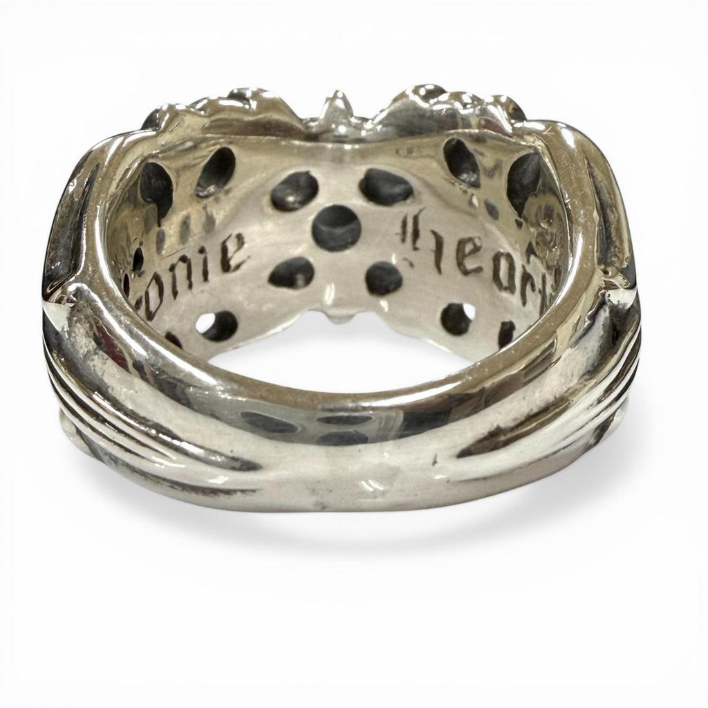 Excellent CHROME HEARTS Ring K&T Silver SV925 mens Used