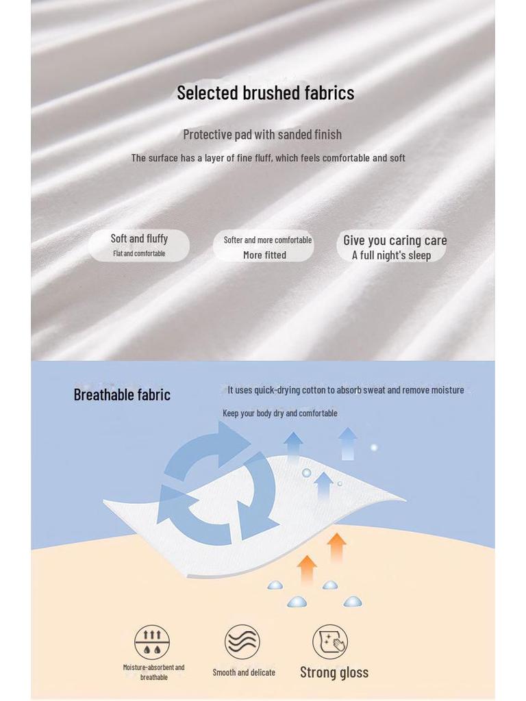 Chránič matrace Duo Xi Sanded: Pratelný potah na jednolůžko nebo do ložnice