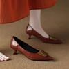Spring and Summer French Retro Pointed High Heels Women's Design Temperament Celebrity Thin Heels Light Mouth Single Shoes