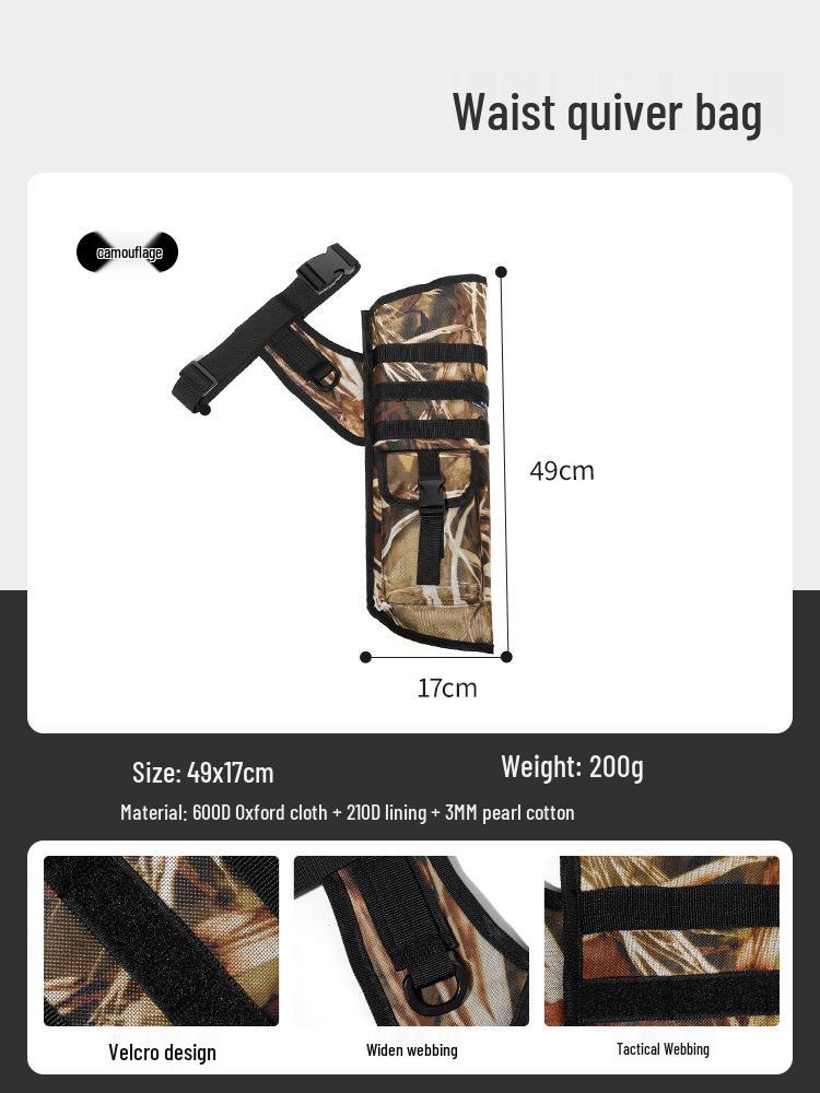 Portable Outdoor Tactical Arrow Quiver Bag for Archery