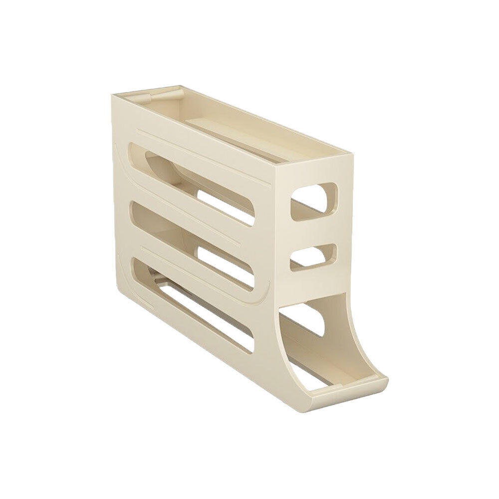 Automatický posuvný držák na vejce Úložná krabice Košík na vejce Organizér kontejneru Skládací lednička Dávkovač vajec do kuchyně