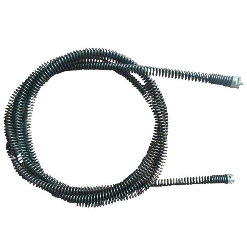 Elektrischer Rohrreiniger mit 10-mm-Feder für Abwasser-, Toiletten- und Bodenabflüsse.