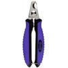Ruff 'N Ruffus, Cat & Dog Grooming Kit, Pet Slicker & Nail Clippers, Purple, 1 Brush, 1 Nail Clipper