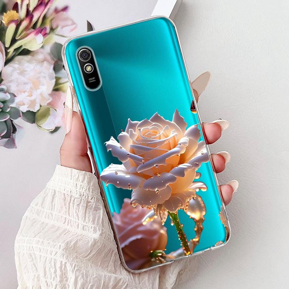 Für Xiaomi Redmi 9A Hülle Neue Mode Bemalte Abdeckung 6,53'' Weiche Dünne Handyhülle Für Xiaomi Redmi 9AT 9A Redmi9A T Rückabdeckung Taschen