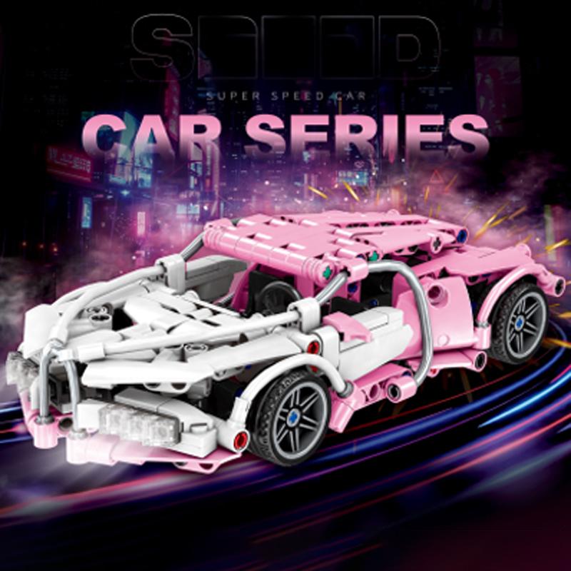 Technical Racing Sport Car Model Building Blocks City Mechanical Speed Vehicle Supercar Brick Puzzle Toys Kid Adult Gift