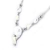 NOA [G0518] - Ivory White 'Starry Night' Designer Necklace
