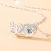 Agile Necklace for Women, Simple Beating Heart Pendant, Collarbone Chain, Neck Chain