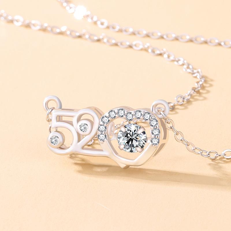 Agile Necklace for Women, Simple Beating Heart Pendant, Collarbone Chain, Neck Chain