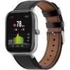 FitTurn Leather WatchBand Compatible with Amazfit Bip 6/Bip 5/Pace/Cheetah/Stratos 2 3/GTR 4/GTR 3/GTR 3 Pro/GTR 2/GTR 2e/GTR 47mm Smart Watch for