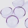 6 Pcs Pendant Charm Half Globe Glass Container for