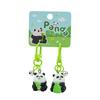 Original Trend Panda Small Nose Ka Door Buckle Mobile Phone Lanyard Keychain Women's Fashion Schoolbag Keychain Pendant