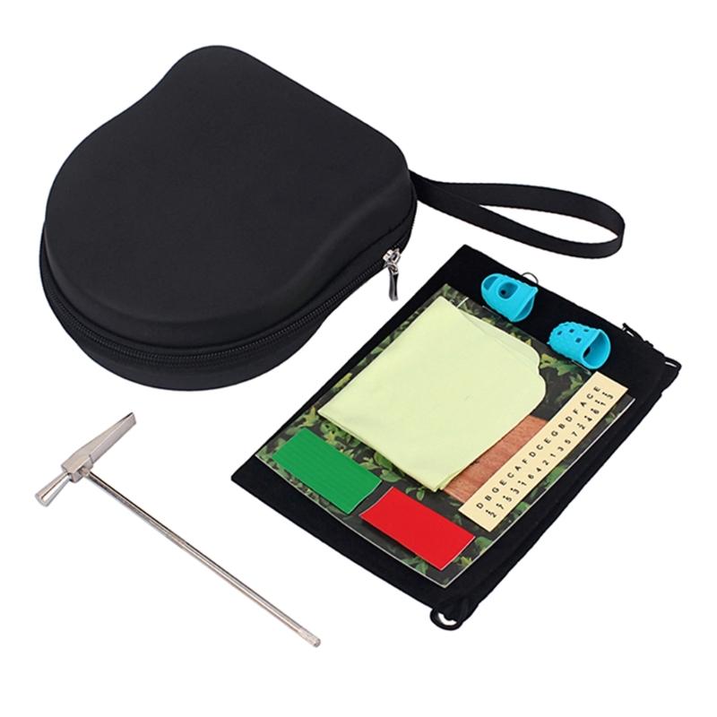 Transparent Kalimba Acrylic Finger Pianos 17 Keys Thumb Piano with Letters and Notes Musical Instrument Gifts for Girls