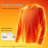 Jeanswest Men's Thermal Long-Sleeve Crewneck T-Shirt