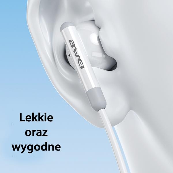 Awei Słuchawki Stereo Pc-6T Usb-Cczarny/Black
