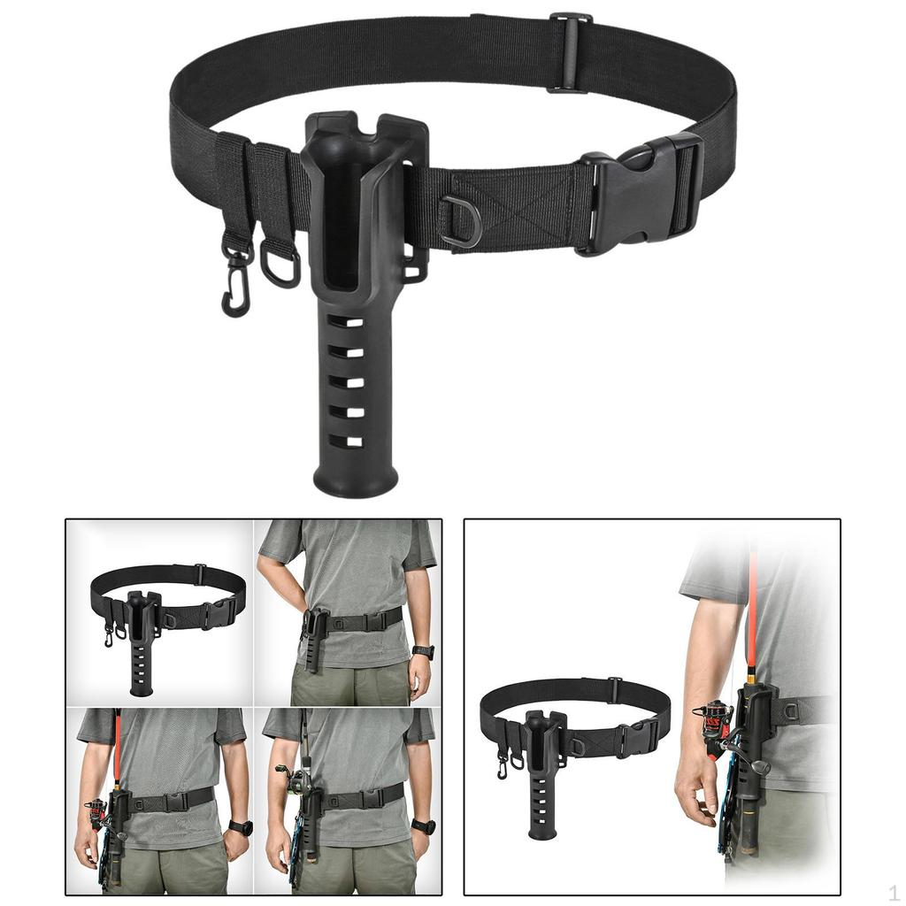 Uchwyt na wędkę Pas biodrowy Lekki pasek wędkarski Uchwyt na sprzęt Wędkarski Pas na wędkę Pas na akcesoria wędkarskie Fit dla dorosłych lub nastolatków