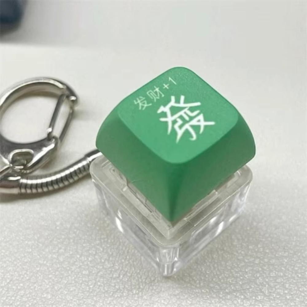 Button Cap Keycap Pendant Led Light Keycap Fidget Keychain New Finger Keyboard  Gift