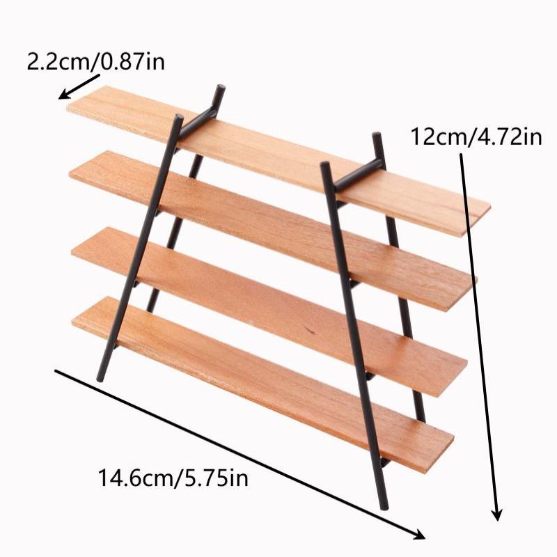 

1/12 Кукольный домик Симуляция Книжный шкаф Пятислойная Стойка для хранения Модель Кукла Дом Миниатюрная Подставка для дисплея Мебель Декор Игрушка