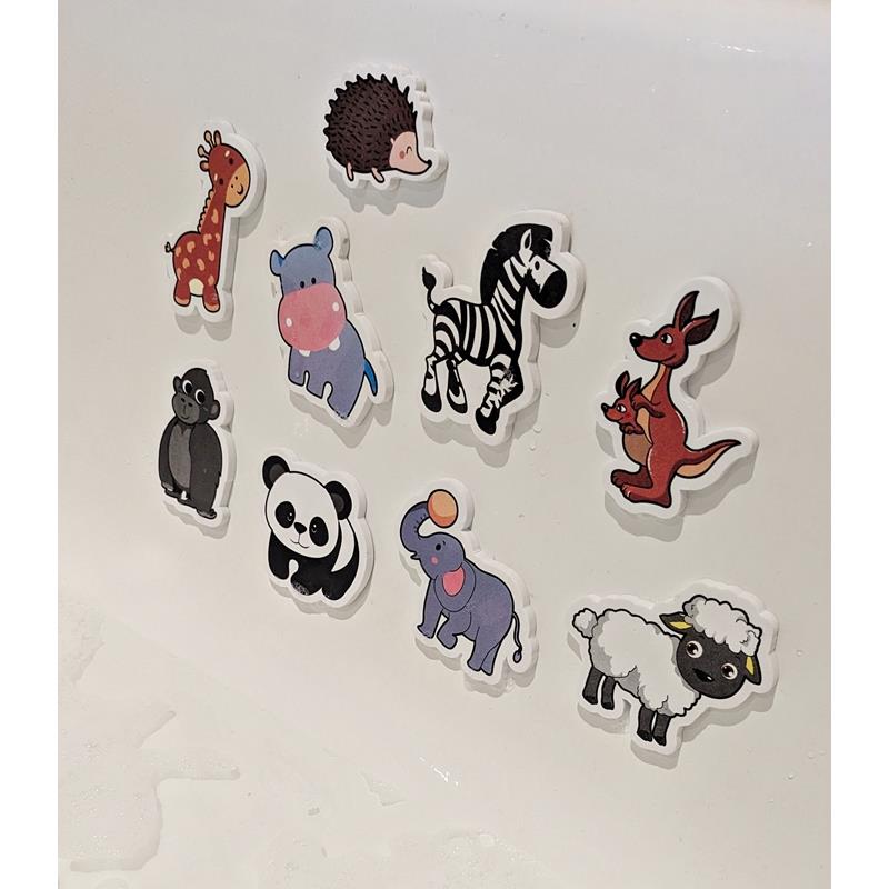 Bade Spielzeug Schaum Tiere Puzzle Wasser Anbringbar Badewannen