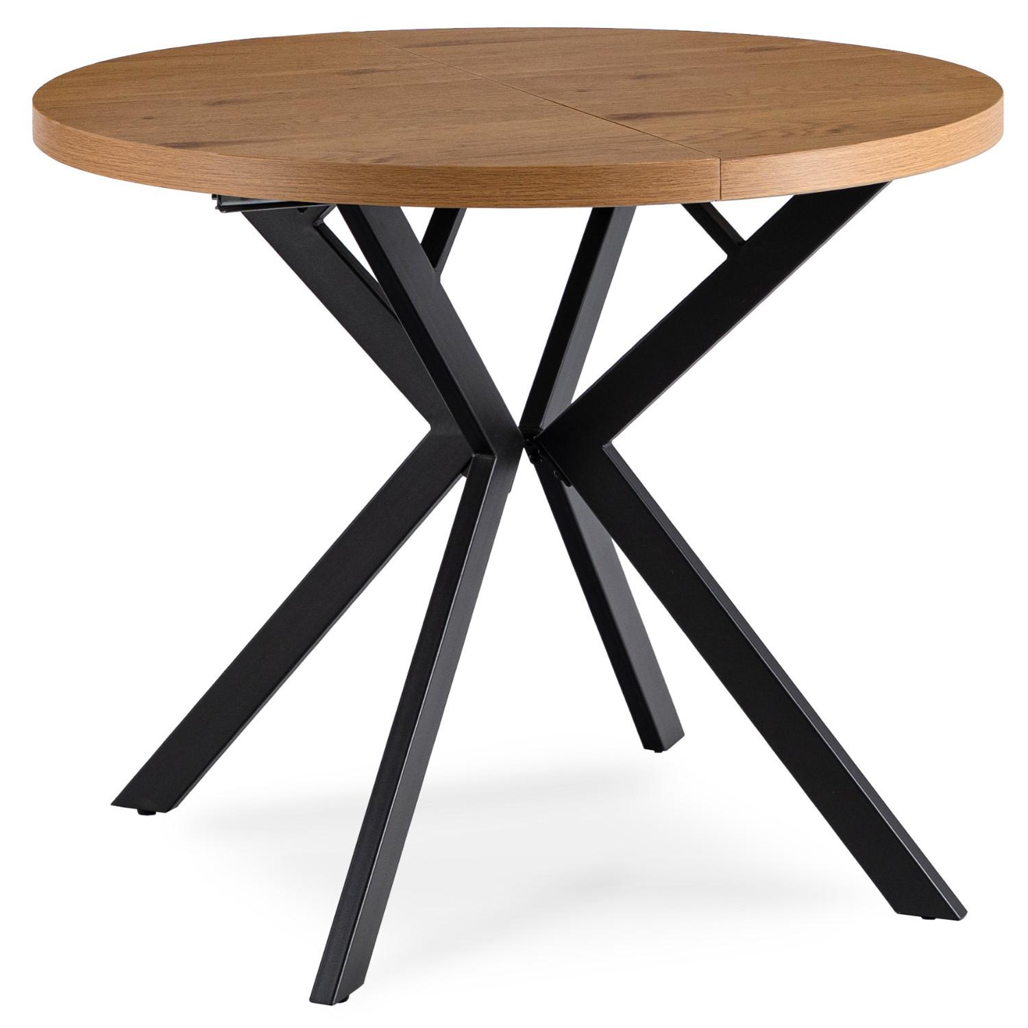 Lugo Extendable Round Table 90-190 Golden