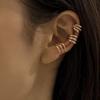 European & American Minimalist Gold Ear Cuff - Chic, Ear Cartilage Clip for Women, No Piercing Needed