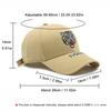 Fashion Baseball Cap Men Women Trucker Cap Male Outdoor Sun Hat Tiger Head Embroidery Peaked Visor Summer Fishing Hat Unisex