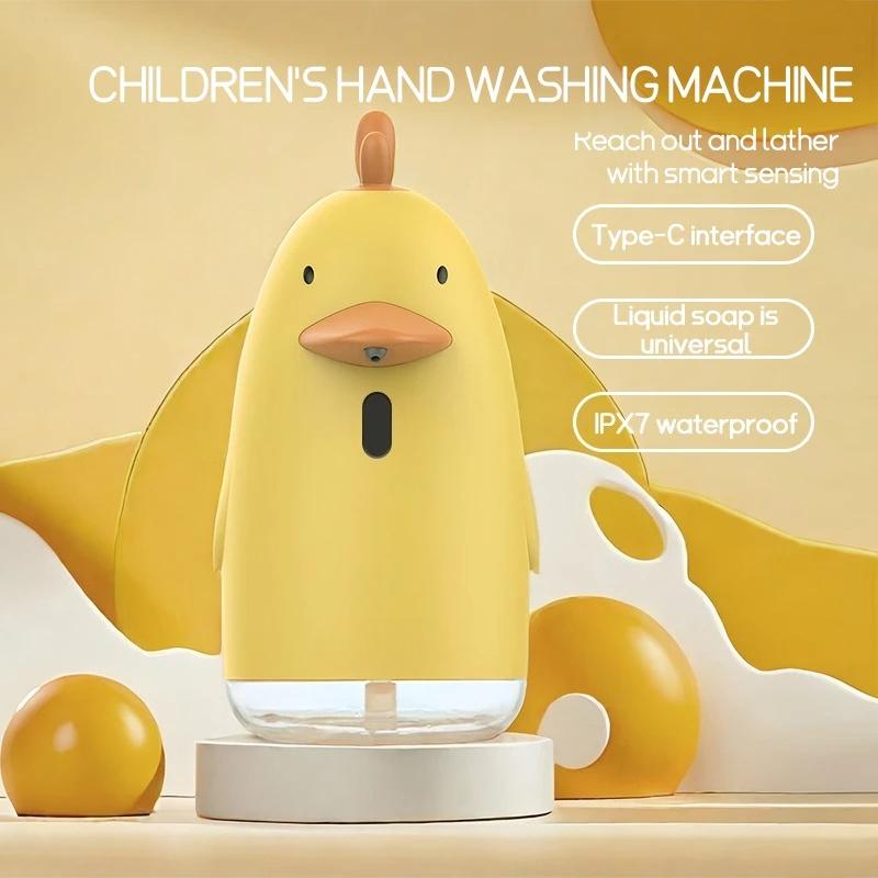Cute Cartoon Style Automatic Soap Dispenser USB Charging Touchless Sensor Children Washing Hand Machine Soap Foam Dispenser
