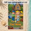 Beach TowelBob the Builder Custom Name Text Personalized Soft Towel for Beach Pool Indoor Home Decor Gift