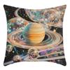 Beautiful Space Galaxy Planet Linen Pillow Cover Cushion Pillow Cover Set of Four