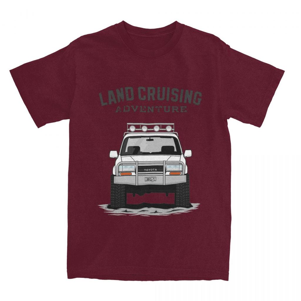 Land Cruiser FJ 80 Series T-Shirts Men Women 100% Cotton Off Road FJ80 Car Landcruising Adventure Tee Shirt Graphic Clothing