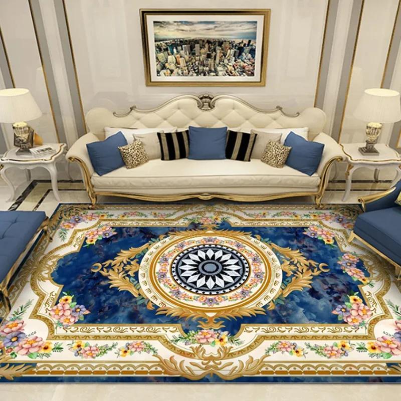 European style Luxurious Carpets For Living Room Bedroom Area Rugs Classic Turkey Study Large Carpet Sofa Coffee Table Floor Mat