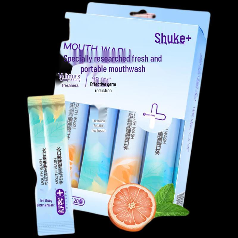 Shuke Портативный освежающий ополаскиватель для полости рта, набор