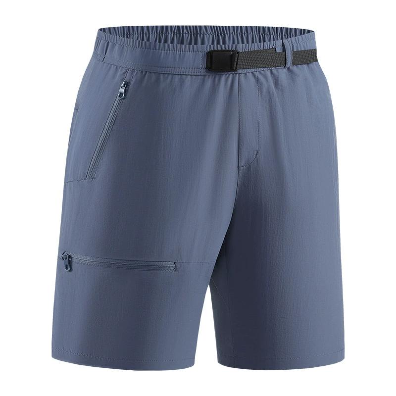Ice Silk Cropped Shorts, Sports Shorts, Outdoor Casual Men's Wear, Multiple Pockets, Thin Design, Quick Drying
