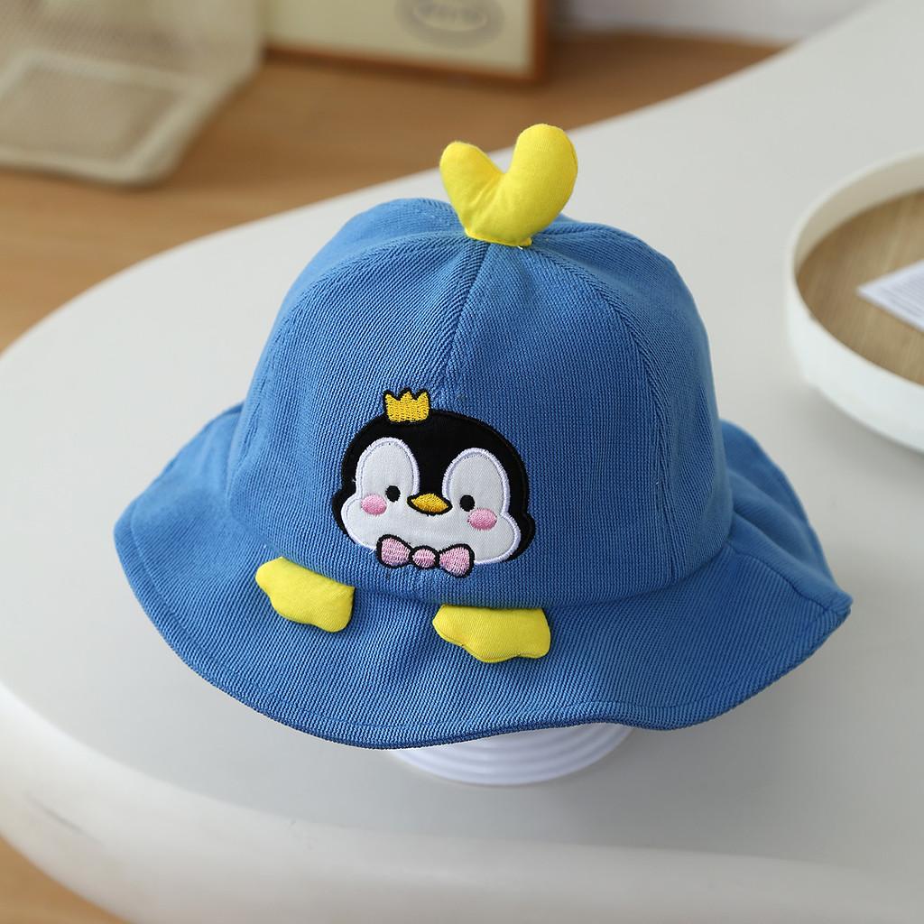 Bestickter Pinguin Kinder Fischerhut Mit Sonnenschutz Für Kleinkinder