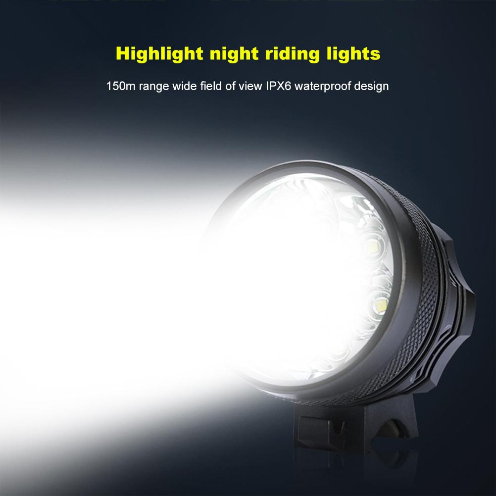 Фара 7 светодиодов Велосипедный фонарь Водонепроницаемый Передний фонарь для горного велосипеда Налобный фонарь