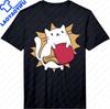 Table Tennis Black Cat Pingpong Black Outfit Cat Ping Pong Tshirt Streetwear Clothing Kawayi Y2k Unisexs Clothing Camiseta Hombre