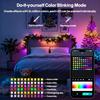 Smart Globe String Lights 5/10M RGB Color Changing LED String Fairy Lights App & Remote Control for Garden Party Christmas Decor