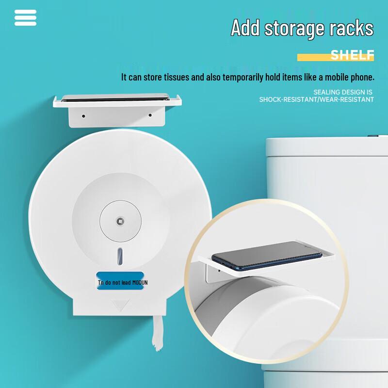 Morton Wall-Mounted Large Roll Toilet Paper Dispenser