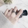 Retro Japanese-Korean Adjustable Cross Ring for Women