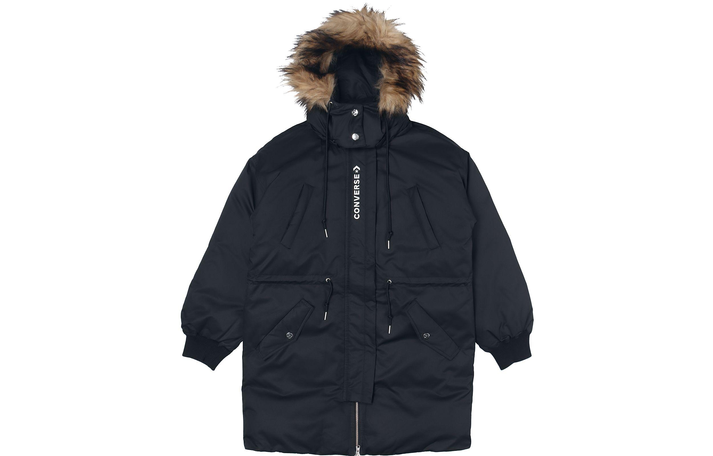 Converse Down Jacket Winter Women s Black 10019430-A02 L